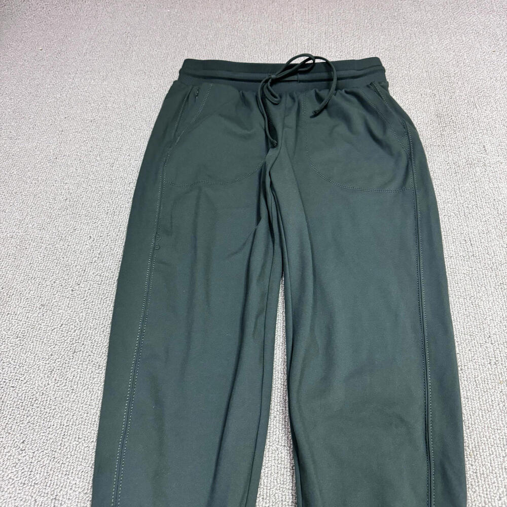 Rachel Zoe Pants Green Elastic Waist Drawstring Women’s Size Small - Picture 6 of 12